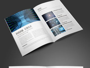 簡(jiǎn)約大氣藍(lán)色科技公司軟件開(kāi)發(fā)宣傳冊(cè)模板